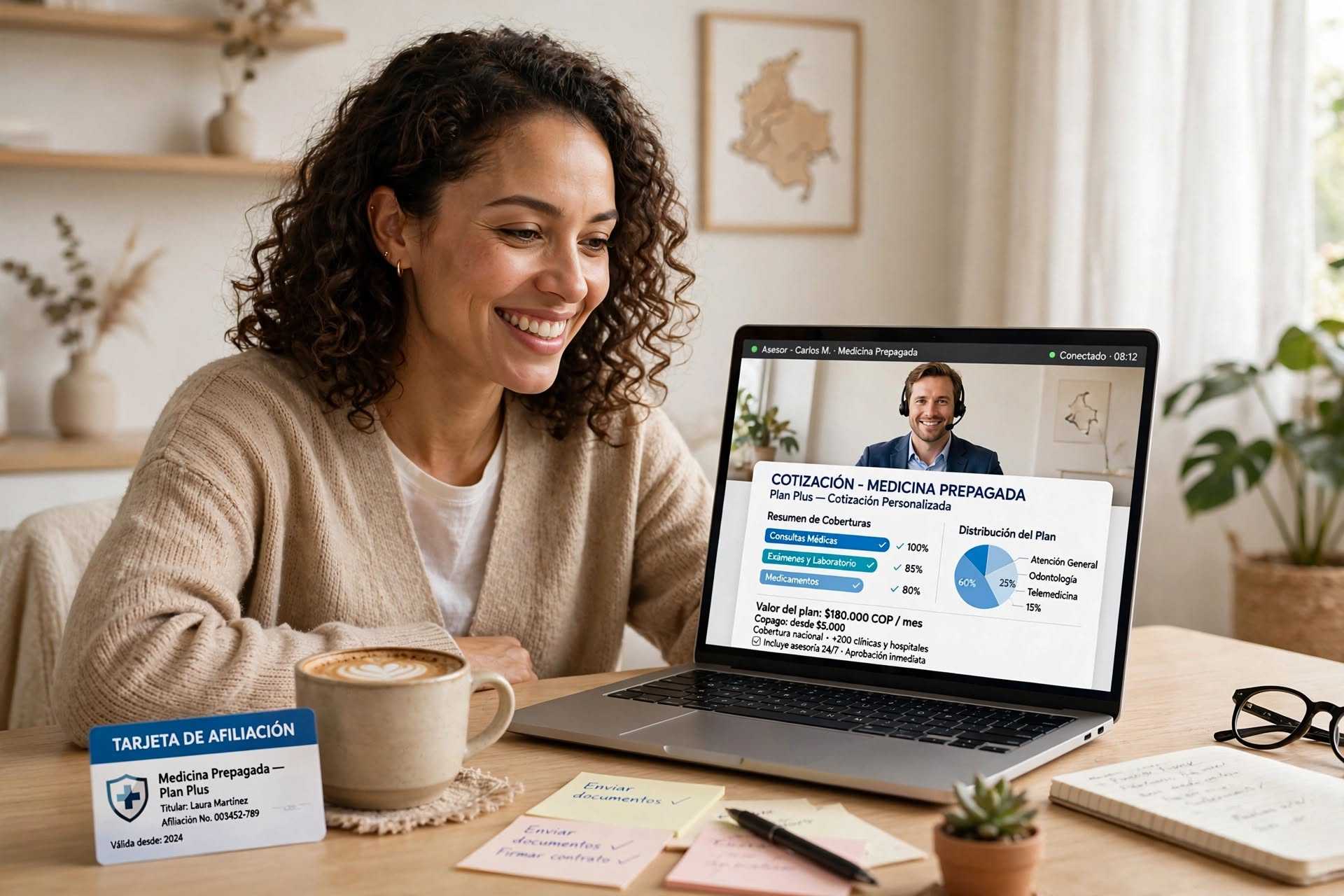 asesor cotizacion medicina prepagada online colombia afiliacion rapida